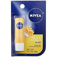 Nivea A Kiss Of Milk Honey Natural Defense Soothing Lip Care 017 Oz Pack Of 2