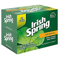 Irish Spring Original Deodorant Bar Soap 320 Oz Bars 2 Ea