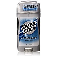 Speed Stick Clear Solid Deodorant, Ocean Surf 3 oz (Pack of 5)