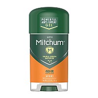 Mitchum Power Gel Anti-Perspirant Deodorant Sport 2.25 oz ( Pack of 5)