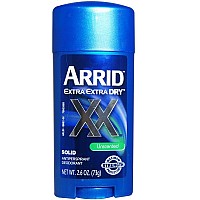 Arrid Xx Antiperspirant Deodorant Solid Unscented 26 Ozpack Of 5