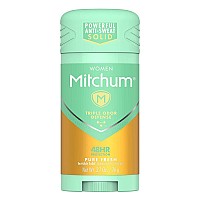 Mitchum For Women Advanced Control Antiperspirant Deodorant Invisible Solid Pure Fresh 270 Oz Pack Of 4