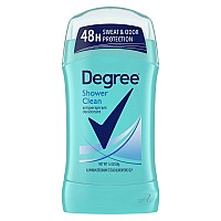 Degree Women Antiperspirant And Deodorant Invisible Solid Shower Clean 16 Oz Pack Of 9