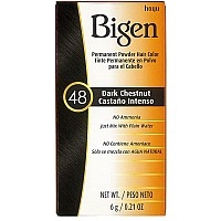 Bigen Permanent Powder Hair Color 48 Dark Chestnut 1 Ea Pack Of 12