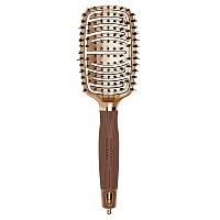 Olivia Garden NanoThermic Ceramic + Ion Flex Scalp-Hugging & Vented Hair Brush NT-FLEXCO (Combo)