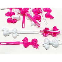 Tara Girls Super Cute Self Hinge Plastic Mulit Design Hair Barrettes Selection Br53