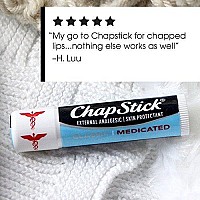 Chapstick Classic Medicated 015 Oz 12Stick Refill Pack