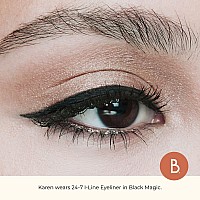 Beauty For Real Iline 247 Eyeliner Black Magic Black Matte Longwearing Waterproof Gel Formula Safe For Sensitive Eyes