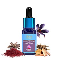 Blue Nectar Pure Kesar & Manjistha, Saffron & Indian Madder Face Oil - Original Indian Kumkumadi Oil for Face Ancient Glow Serum for Brighter Skin & Instant Hydrating Serum (26 Herbs, 0.3 Fl Oz)