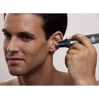 Schon Stainless Steel Rechargeable 3-In-1 Eyebrow, Ear, Facial, & Nose Hair Trimmer/Clipper For Men&Women | Hair Clippers, Flawless Hair Remover, Male Beard Trimmers, Grooming Kit, Groomer (Silver)