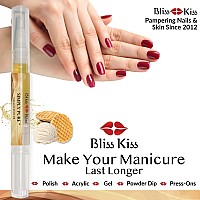 Bliss Kiss 1 Vanilla Fragrance Nail Oil Cuticle Pen Wvitamin E Jojobanail Strengthener Nail Growth Serum For Brittle Pee