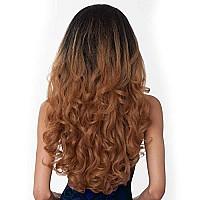 Outre Synthetic Hair Half Wig Quick Weave Stunna (1B)