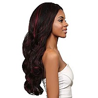 Outre Synthetic Hair Half Wig Quick Weave Stunna (1B)