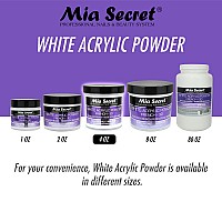 Mia Secret White Acrylic Powder 4Oz