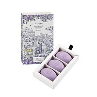 Woods Of Windsor Lavender Luxury Soap By 21 Ounce 60 G 3 Pack, 21 Fl Ounce, Purple (W160034-6)