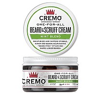 Cremo Beard Scruff Cream Wild Mint 4 Ounce Pack Of 1 Soothe Beard Itch Condition And Offer Lighthold Styling For Stubb