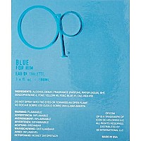 Ocean Pacific Blue for Him Eau De Toilette Spray, 3.4 Ounce