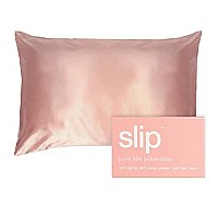 Slip Silk Queen Pillowcase, Pink (20