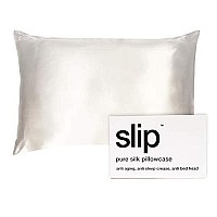 Slip Silk Queen Pillowcase, White (20