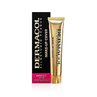 Dermacol - Full coverage Foundation, Liquid Makeup Matte Foundation with SPF 30, Waterproof Foundation for Oily Skin, Acne, & Under Eye Bags, Long-Lasting Makeup Products, 30g, Shade 208