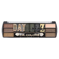 La Colors Day To Night 12 Color Eyeshadow Palette Sunrise 028 Oz Ces422 Powder