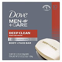 Dove Mencare Mens Bar Soap More Moisturizing Than Bar Soap Deep Clean Soap Bar That Effectively Washes Away Bacteria Nourishe