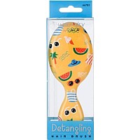 NEW Cala Wet-N-Dry Kids & Travel Detangling Hair Brush (Yellow)