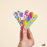 Zmoi 1 Dozen Colorful Girly Mini Emery Board Nail Files