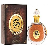 Rouat Al Oud By Lattafa Perfumes Oriental Rawaat sandalwood Leather Ambergris