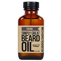 Simply Great Beard Oil Viking Scent Gifts For Men Beard Conditioner 3 Oz Easy Applicator Natural Vegan And Cruelty