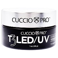 Cuccio Pro T3 LED/UV Smurf Glitter Gel - 1 Oz Red