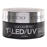 Cuccio Pro T3 LED/UV Smurf Glitter Gel - 1 Oz Red