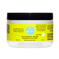 Curls Blueberry Bliss Reparative Hair Mask - Deep Conditioning - Repair, Protect, Restore, and Grow Your Hair - Detangle and Moisturize - For All Curl Types, 8 Fl Oz