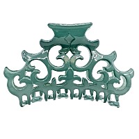 Camila Paris Cp2403 French Hair Clip For Women Large Green Antique Girls Hair Claw Clips Jaw Fashion Durable And Styling Hair