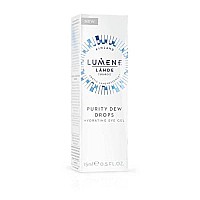 Lumene Purity Dew Drops Hydrating Eye gel - Lightweight Eye Treatment Products for Delicate Under Eye Area - Fragrance Free Eye gel Drops with Plumping Hyaluronic Acid - Vegan Under Eye gel (15ml)