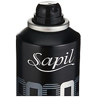 Sapil Solid Black Deodorant Spray for Men, 6.76 oz