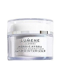 Lumene Nordic Hydra Intense Hydration 24H Face Moisturizer - Lightweight Face cream + Dry Skin Hydrating Moisturizer - Organic Nordic Birch Sap, Arctic Spring Water & Plumping Hyaluronic Acid (17oz)