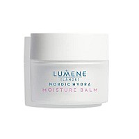 Lumene Nordic Hydra Hydration Rescue 24H Replenishing Balm - Lightweight Face cream + Dry Skin Hydrating Moisturizer - Organic Nordic Birch Sap, Arctic Spring Water & Plumping Hyaluronic Acid (17oz)