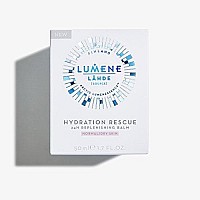 Lumene Nordic Hydra Hydration Rescue 24H Replenishing Balm - Lightweight Face cream + Dry Skin Hydrating Moisturizer - Organic Nordic Birch Sap, Arctic Spring Water & Plumping Hyaluronic Acid (17oz)