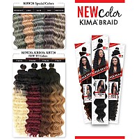 Harlem125 Synthetic Hair Braids Kima Braid Ocean Wave 20 4Pack P1B33