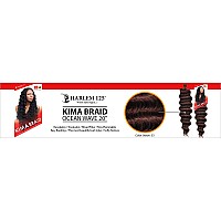 Harlem125 Synthetic Hair Braids Kima Braid Ocean Wave 20 4Pack P1B33