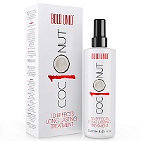 Coconut Heat Protectant Spray For Hair - Flat Iron Thermal Heat Protection Up To 450Af - Protector Spray For All Hair Types - Heat Defense Leave In Treatment - Prevents Frizz & Split Ends - 845Floz