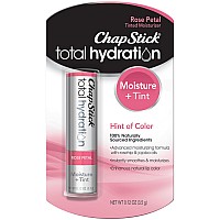 Chapstick Total Hydration Moisture Tint Rose Petal Tinted Lip Balm Tube Tinted Moisturizer 012 Oz