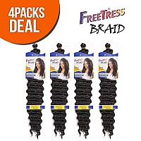 FreeTress Synthetic Hair Braids Deep Twist Bulk 22