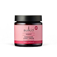 sukin Rosehip Enriching Night Cream for Women - 4.06 oz Cream