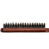 GranNaturals Teasing Boar Bristle Hair Brush for Women - Teasing Comb with Rat Tail Pick for Hair Sectioning Used for Edge Control, Backcombing, Smoothing, and Styling Fine Hair to Create Volume