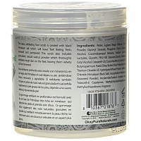 Okay Pure Naturals Black Salt Foot Scrub 6Oz