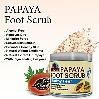 Okay Papaya Foot Scrub 6Oz 177Ml