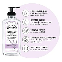 J.R. Watkins Gel Hand Soap, Scented Liquid Hand Wash for Bathroom or?Kitchen, USA Made and Cruelty Free, 11 fl oz, Lavender, 3 Pack