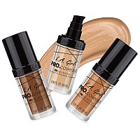 L.A. Girl Pro Coverage Liquid Foundation, Sand, 0.95 Fl Oz